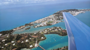 PC-24 Private Jet flies over Bermuda
