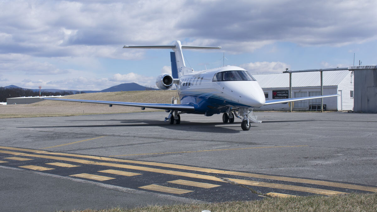 PlaneSense PC-24 on runway.