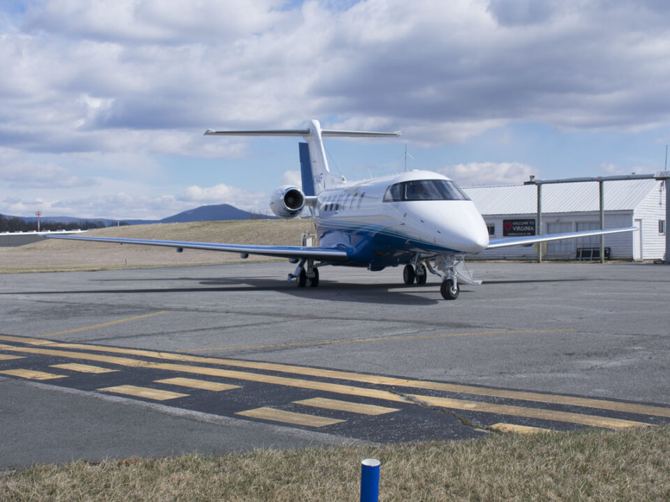 PlaneSense PC-24 on runway.